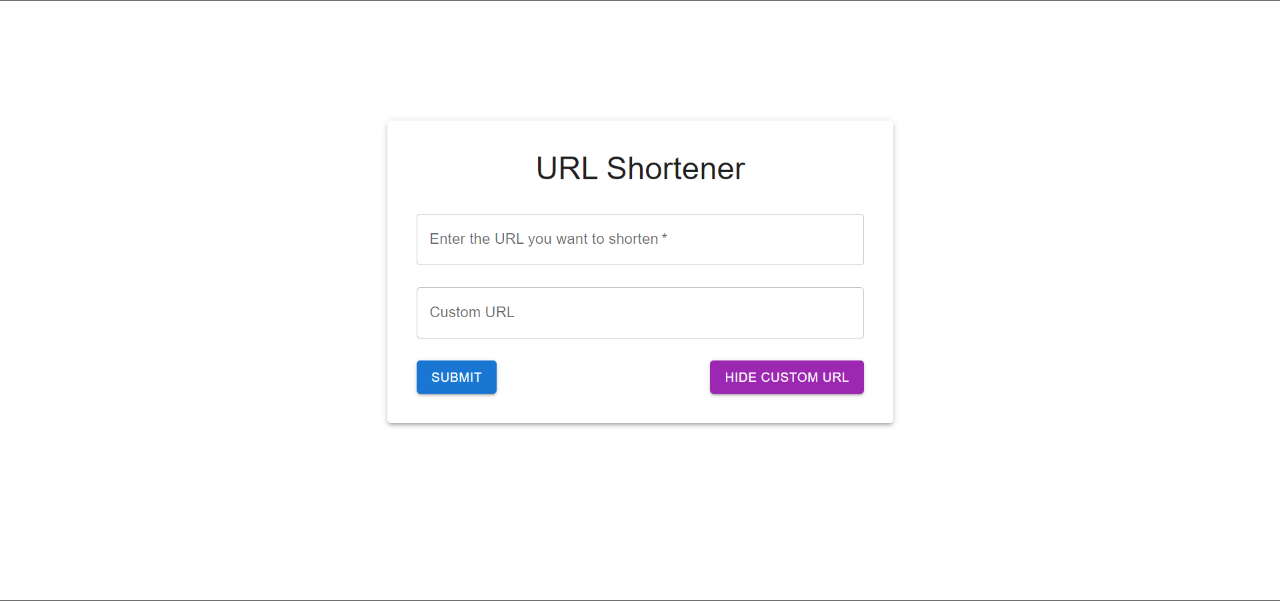 URL Shortener